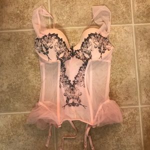 NWT Pink VS lingerie without panties 36b
